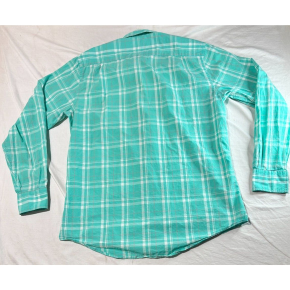 Southern Tide Button Down Shirt Blue Check Men's Size M Classic Fit - Picture 2 of 10